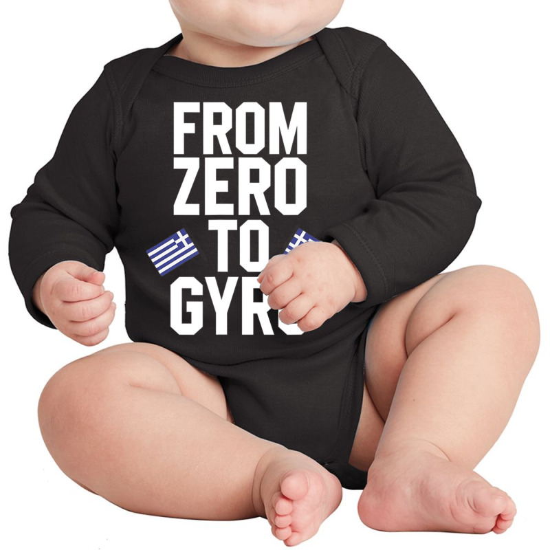 From Zero To Gyro Long Sleeve Baby Bodysuit by cm-arts | Artistshot