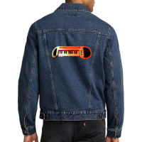 Retro Red Keyboard Synthesiser - Glitchy Mix Men Denim Jacket | Artistshot