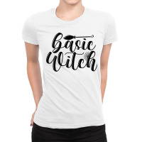 Womens Basic Witch Funny Halloween Basic Witch T Shirt Ladies Fitted T-shirt | Artistshot