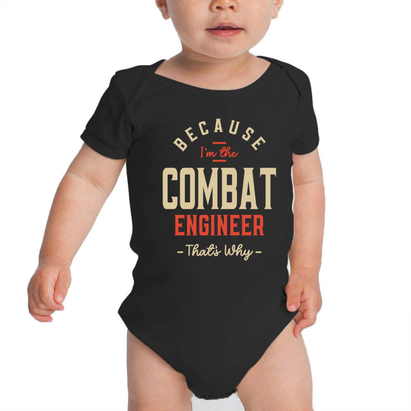 Combat Engineer Job Occupation Birthday Worker Baby Bodysuit by cidolopez | Artistshot