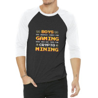 Gaming Crypto Mining 1 3/4 Sleeve Shirt | Artistshot