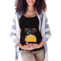 Hispanic Heritage Month Funny Tacos Latin American Countries Maternity Scoop Neck T-shirt | Artistshot