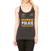 Funny English Teacher Grammar Police T Shirt Racerback Tank | Artistshot