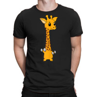 Giraffe Camelopard Lifting Gym Motivation T-shirt | Artistshot