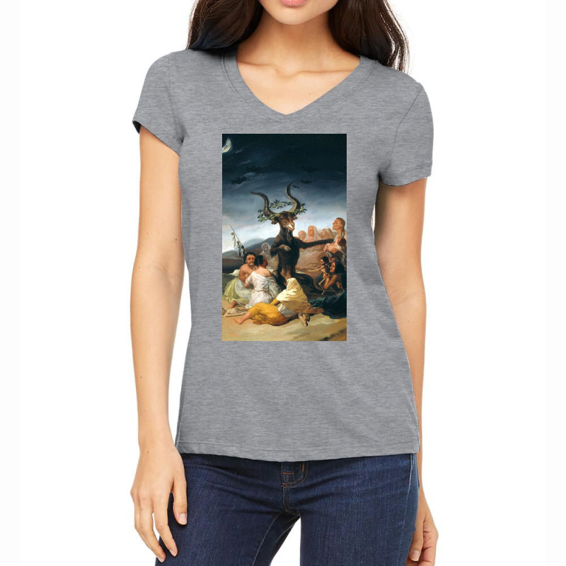 The Coven   Goya Women's V-Neck T-Shirt by Millervdr | Artistshot