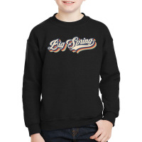 I Love Big Spring City Usa Retro Vintage Youth Sweatshirt | Artistshot