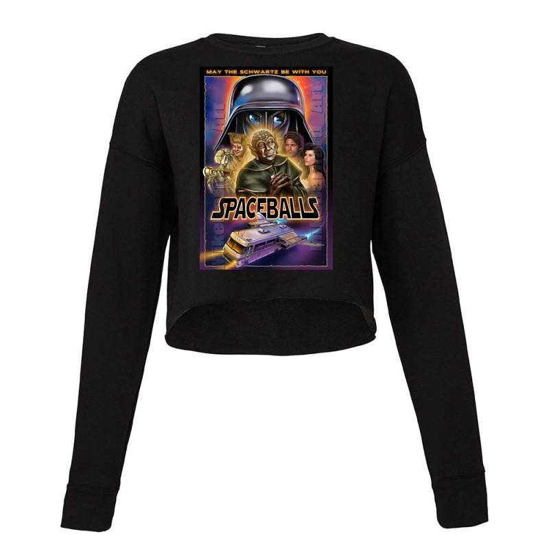 Funny Design - Spaceballs The Poster %234 Cropped Sweater by Konlasa6638 | Artistshot