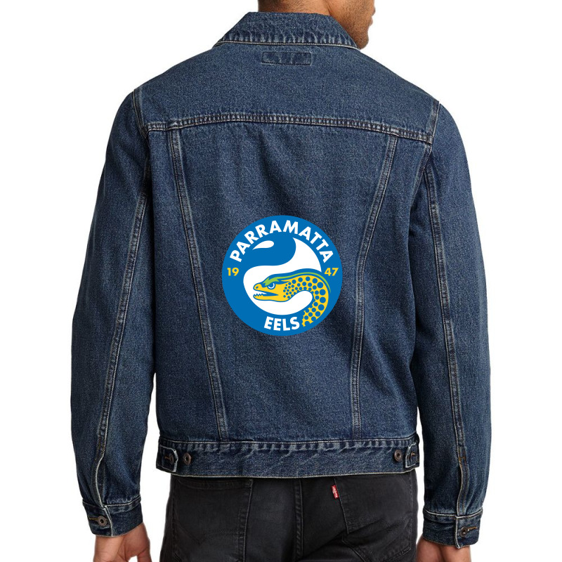 Parramatta Eels Men Denim Jacket by cm-arts | Artistshot