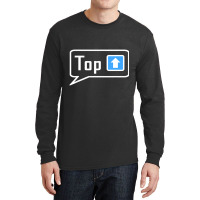 Gay Top Hookup Slang Wear, Horny Dominant Guys Sex Chat Long Sleeve Shirts | Artistshot