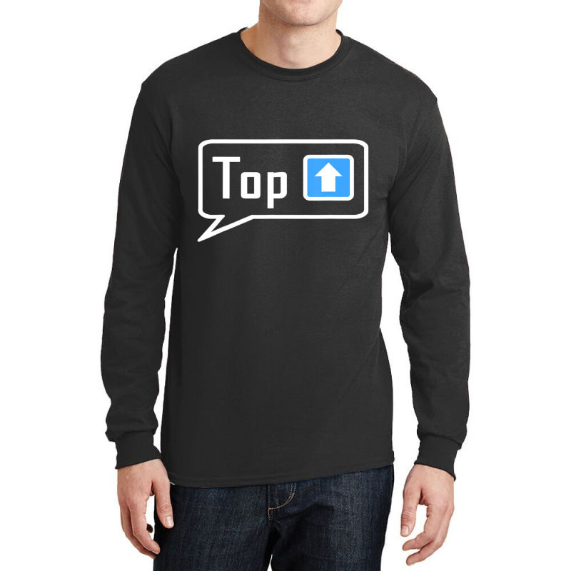 Gay Top Hookup Slang Wear, Horny Dominant Guys Sex Chat Long Sleeve Shirts by cm-arts | Artistshot