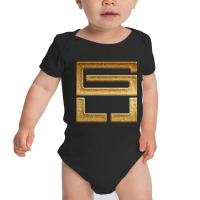 Hyogo Prefecture Symbol In Gold Faux Baby Bodysuit | Artistshot