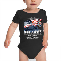 Uss Anzio (cg-68) Ticonderoga-class Guided Missile Cruiser Baby Bodysuit | Artistshot