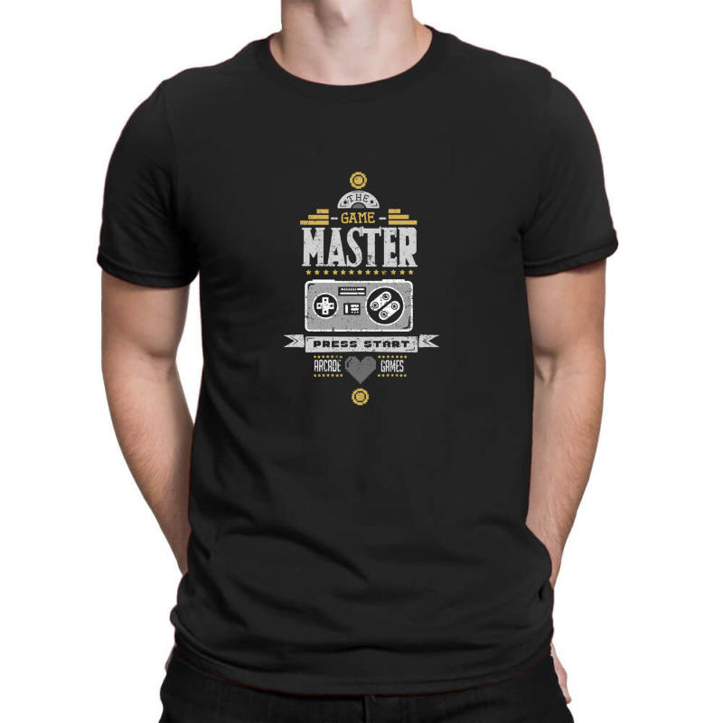 Game Master Gaming Arcade Video Gamer T-Shirt by IrvetteDove | Artistshot