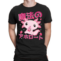 Japanese Strawberry Milk Shake Anime Pink Kawaii Aesthetic Axolotl Mat T-shirt | Artistshot