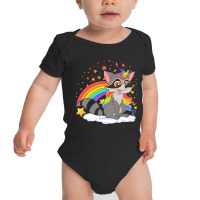 Cute Raccoonicorn Fantasy Trash Panda Unicorn Magical Animal Baby Bodysuit | Artistshot