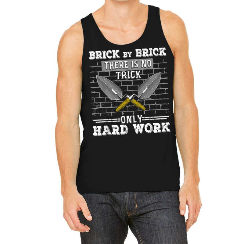 Bricklayer Brick Mason Masons Masonry Funny Bricklayer Tank Top by CruzChapman | Artistshot