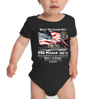 Uss Mahan Arleigh Burke-class Destroyer Baby Bodysuit | Artistshot