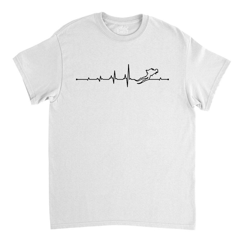 Heartbeat For Scuba Diving Classic T-shirt by Avanza Tees | Artistshot