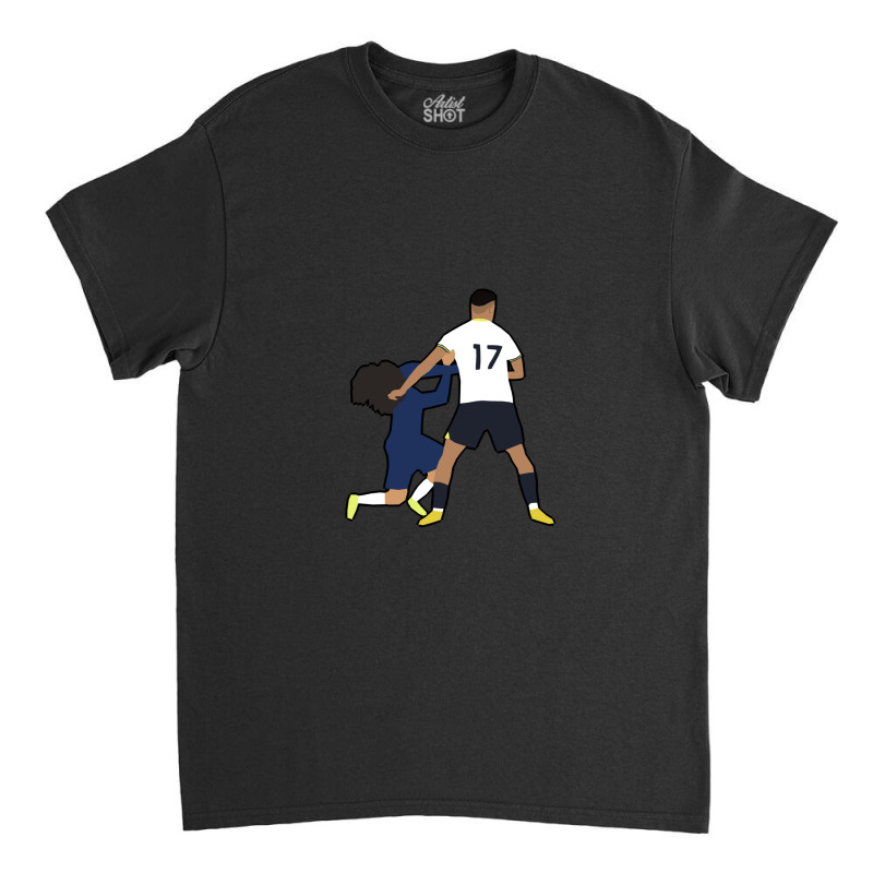 Cristian Romero Not Comitting A Foul Classic T-shirt by StefanieCook | Artistshot