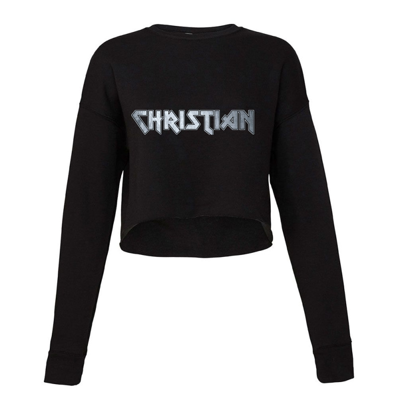 Heavy Metal Christian Cropped Sweater by Kanmopsuk45 | Artistshot