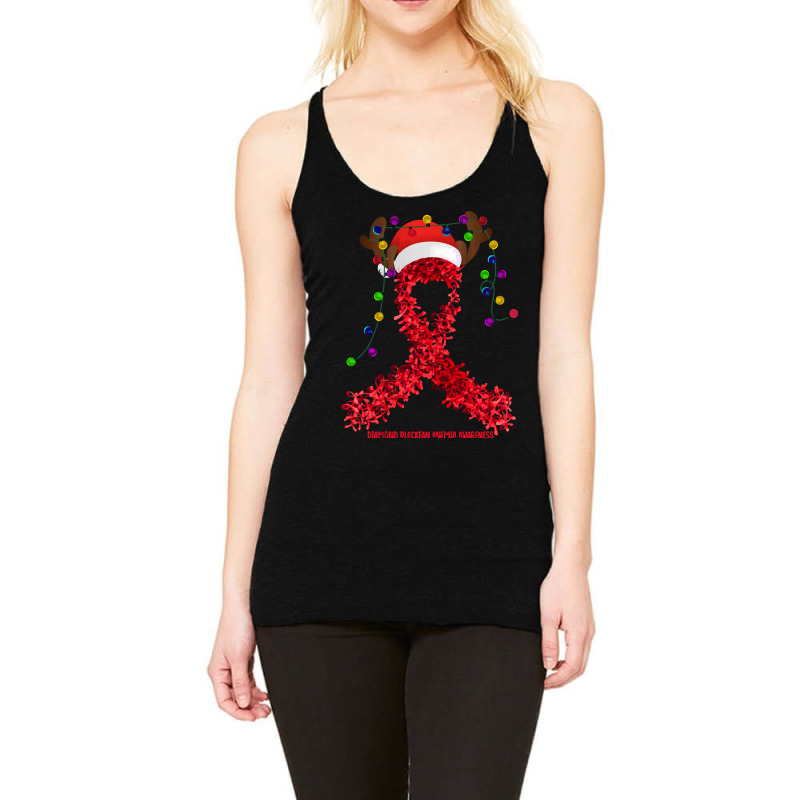 Diamond Blackfan Anemia Fighter Diamond Blackfan Anemia Awareness - Ri Racerback Tank by cm-arts | Artistshot