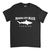 Panama City Beach Florida Scuba Diver Shark Diving Vintage Pullover Ho Classic T-shirt | Artistshot