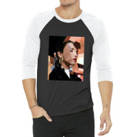 Smooth Operator   Low Poly Portrait 3/4 Sleeve Shirt | Artistshot