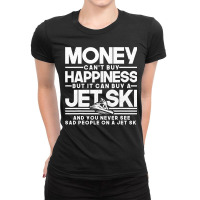 Jetski Happiness Water Sports Design Ladies Fitted T-shirt | Artistshot