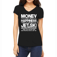 Jetski Happiness Water Sports Design Women's V-neck T-shirt | Artistshot