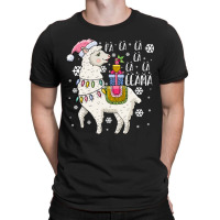 Fa La La Llama Funny Santa Llama Christmas For Family Long Sleeve T Sh T-shirt | Artistshot