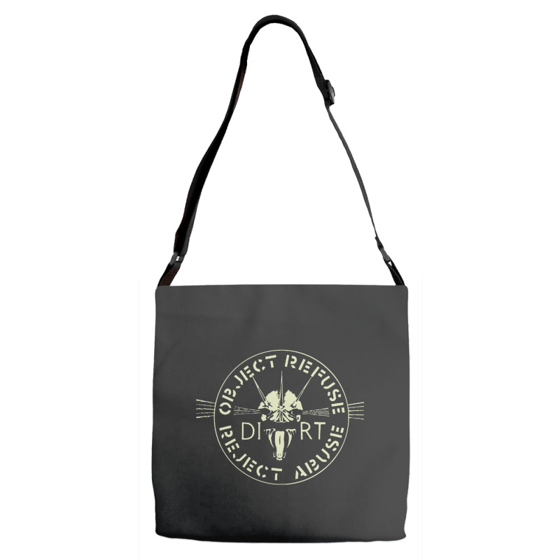 Dirt  Object, Refuse, Reject, Abuse Premium Adjustable Strap Totes | Artistshot