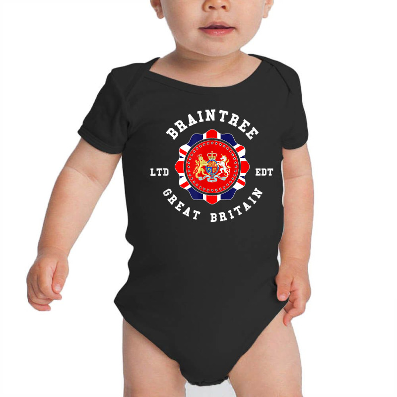 Braintree Great Britain British Pride Vintage T Shirt Baby Bodysuit | Artistshot