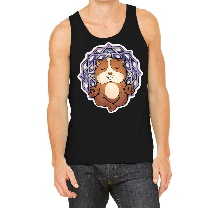 Guinea Pig Meditating Women Meditation Relaxation Yoga Tank Top by ROGERWILLIAMWARD | Artistshot