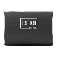 Best Man Est 2022 Groomsmen Wedding Bachelor Party Group Accessory Pouches | Artistshot