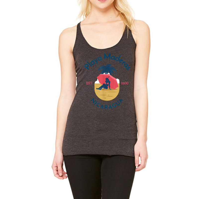 Playa Maderas Nicaragua T Shirt Racerback Tank by cm-arts | Artistshot