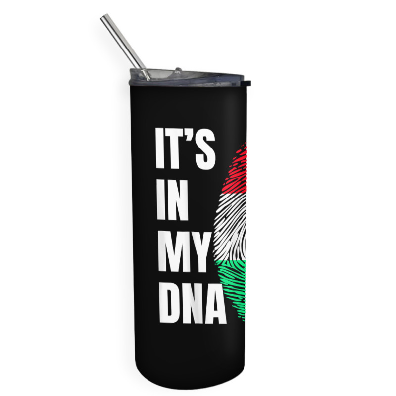 Fingerprint Dna Biometry Hungarian Flag T Shirt Skinny Tumbler by cm-arts | Artistshot