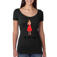 The First Lady - 1987 Women's Triblend Scoop T-shirt | Artistshot