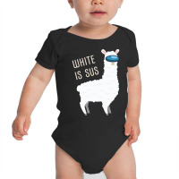 White Is Sus Llama Among Alpaca Us Baby Bodysuit | Artistshot