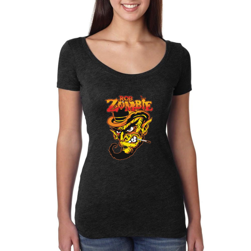 Rob Zombie Women's Triblend Scoop T-shirt by v3890909 | Artistshot