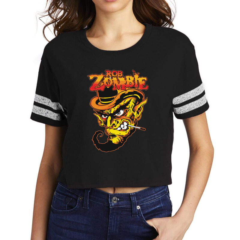 Rob Zombie Scorecard Crop Tee by v3890909 | Artistshot