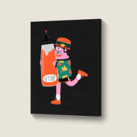 Giant Ketchup Portrait Canvas Print | Artistshot