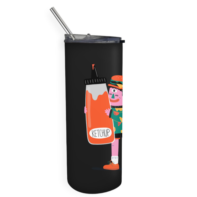 Giant Ketchup Skinny Tumbler | Artistshot