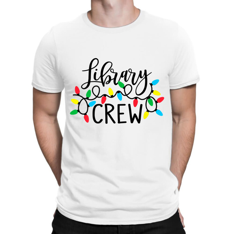 Christmas Lights Library Crew Family Christmas Holiday Xmas Premium T T-Shirt by cm-arts | Artistshot