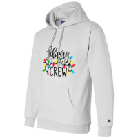 Christmas Lights Library Crew Family Christmas Holiday Xmas Premium T Champion Hoodie | Artistshot