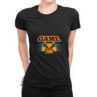 Gaming - Game Zone Ladies Fitted T-shirt | Artistshot