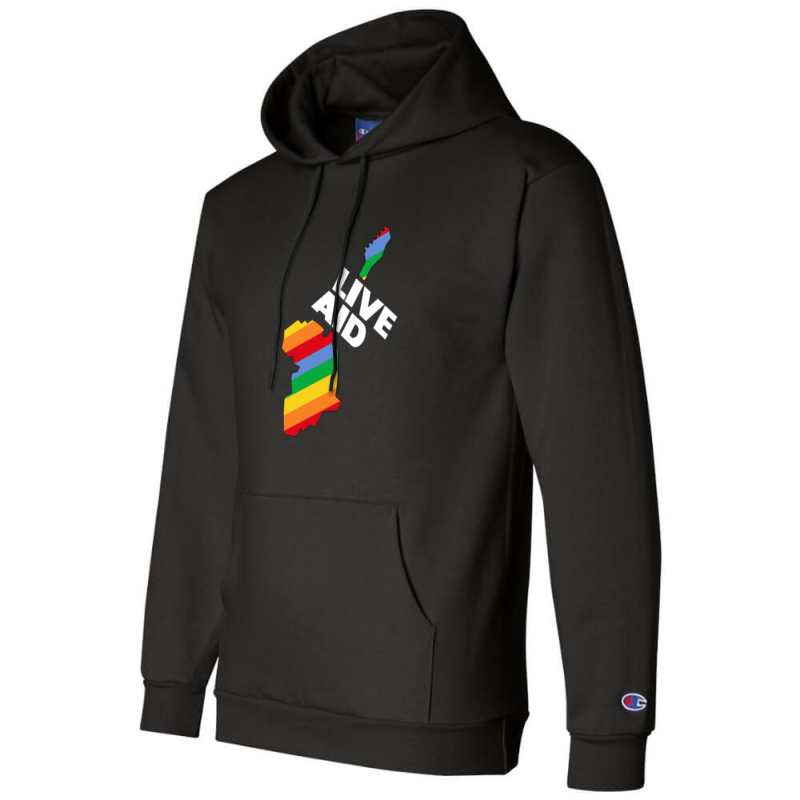 Live Aid Rainbow Champion Hoodie by cm-arts | Artistshot