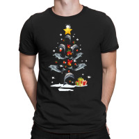 Dolphin Christmas Cute Dolphin Christmas Tree Dolphin Lover Xmas Costu T-shirt | Artistshot