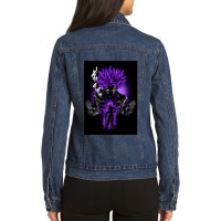 Super Saiyan Trunks V2 For Friend Ladies Denim Jacket | Artistshot