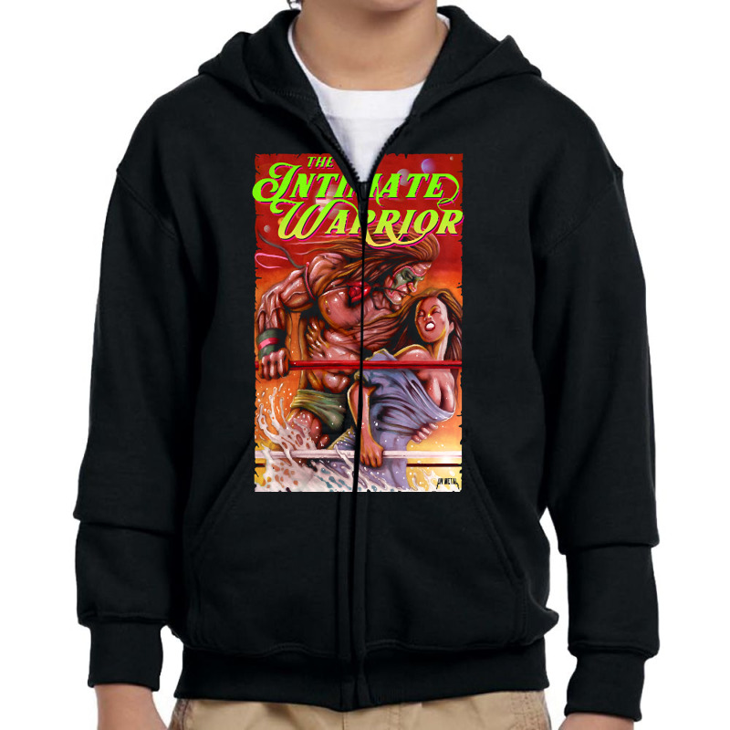 The Intimate Warrior Youth Zipper Hoodie by atereabag | Artistshot