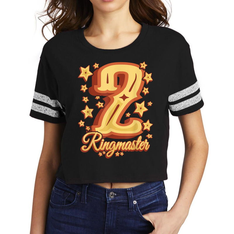 I'm A 2 Year Old Ringmaster   Vintage Circus Second Birthday T Shirt Scorecard Crop Tee by cm-arts | Artistshot